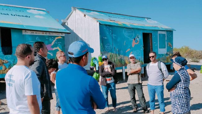 Visite de l'aire marine protégée des îles Kuriat en Tunisie