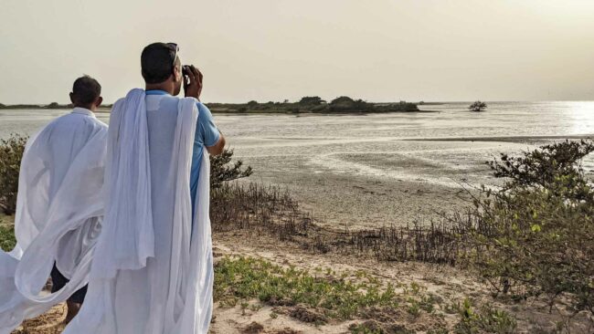 Gestionnaires d'aires protégées à Magmar en Mauritanie