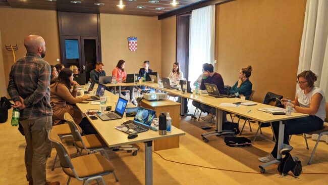 Formation des gestionnaires à l'efficacité de la conservation marine à Brijuni, en Croatie