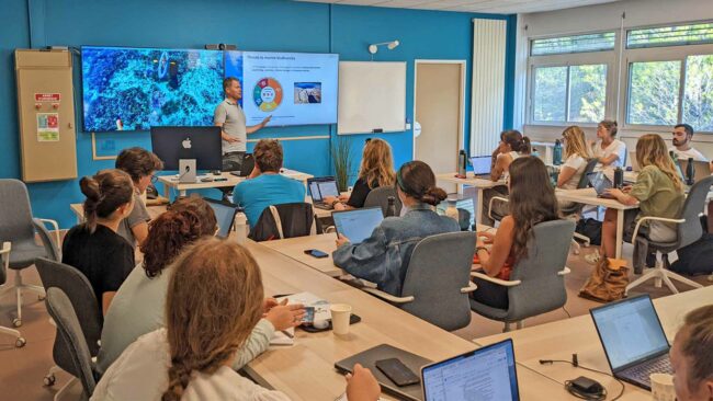 Formation en efficacité de la conservation marine au MSc MARRES de l'Université Côte d'Azur, octobre 2023