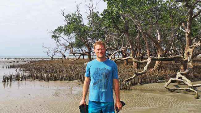 Notre responsable scientifique Timothée Cook, Mayotte, septembre 2024